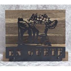 Servietten-Halter Kuh Kopf...