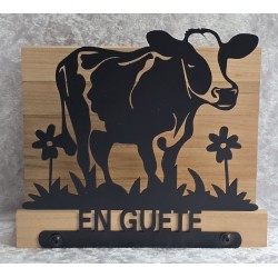 Servietten-Halter Kuh mit...