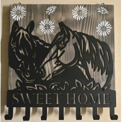 Garderobe Zwei Pferde Köpfe...