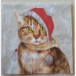 Serviette Katze mit...