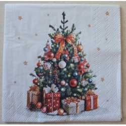 Serviette Weihnachtsbaum...