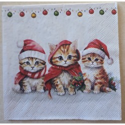 Serviette Drei Weihnachts...