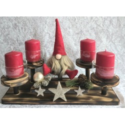 Adventsgesteck gestuft...