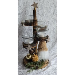 Adventsgesteck rund gestuft...