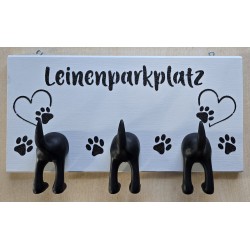 Leinenparkplatz weiss