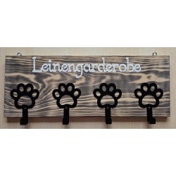 Leinengarderobe Metall Pfoten