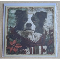 Karte Weihnachts Hund 5