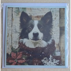Karte Weihnachts Hund 6