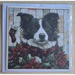 Karte Weihnachts Hund 8