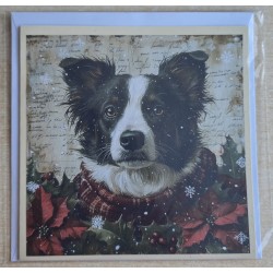 Karte Weihnachts Hund 11