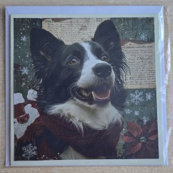 Karte Weihnachts Hund 19