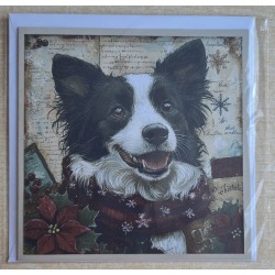 Karte Weihnachts Hund 25