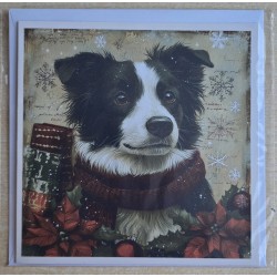 Karte Weihnachts Hund 26