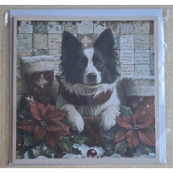 Karte Weihnachts Hund 35