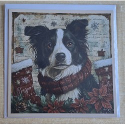 Karte Weihnachts Hund 31