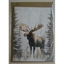 Karte Elch/Winterwald