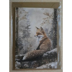 Karte Fuchs/Winterwald