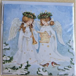 Karte Zwei Engel musizieren