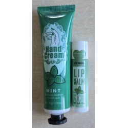 Handcreme und Lippenbalsam...