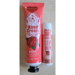 Handcreme und Lippenbalsam...