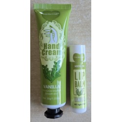 Handcreme und Lippenbalsam...