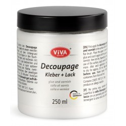 Decoupage Kleber und Lack...
