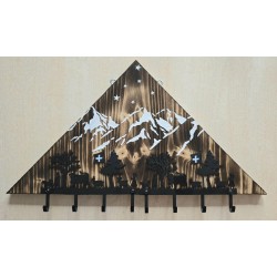 Schlüsselbrett Berge/Sterne