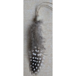 Aufhänger Perlhuhn Feder...