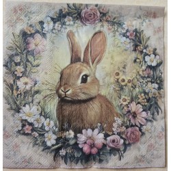 Serviette Kaninchen im...