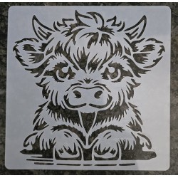 Schablone Glückliches...