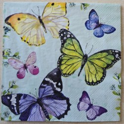 Serviette Schmetterlinge...