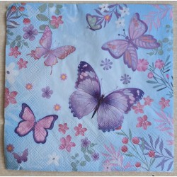 Serviette Schmetterlinge...