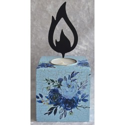 Teelicht mit Metall Flamme...