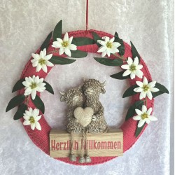 Tür/Wanddeko Ring Zwei...