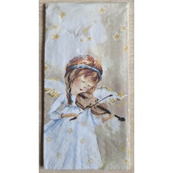 Taschentuch Engel mit Geige