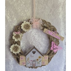 Tür/Wanddeko Jute Schnur...