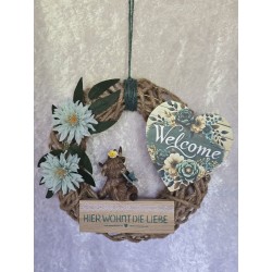 Tür/Wanddeko Jute Schnur...