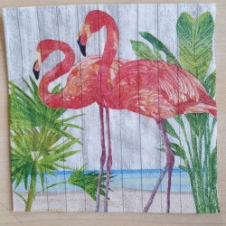 Servietten Flamingos