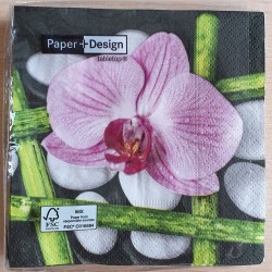 Servietten Orchideen