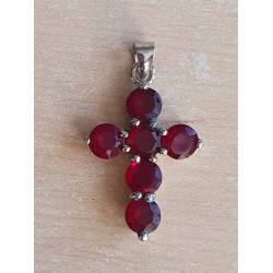 Anhänger Kreuz rot