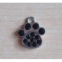 Anhänger Pfote mit Strass...