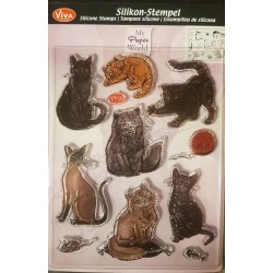 Clear-Stamps Katzen