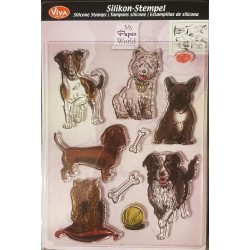 Clear-Stamps Hunde