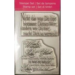 Clear-Stamps Sprüche...
