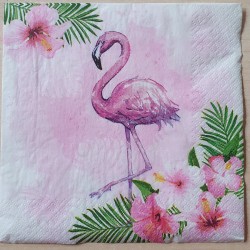 Servietten Flamingo