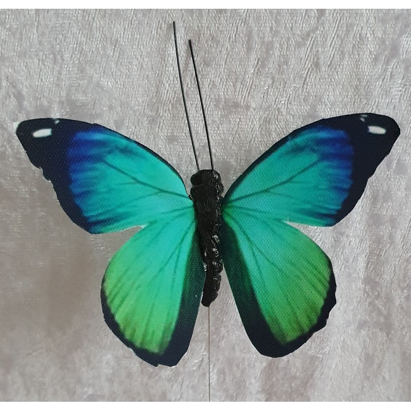Schmetterling 10mm - Filz Blau