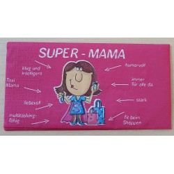 Servietten Super Mama