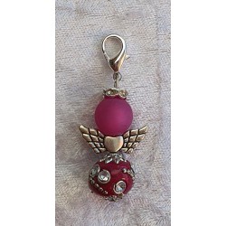 Kashmiriperlen Engel pink