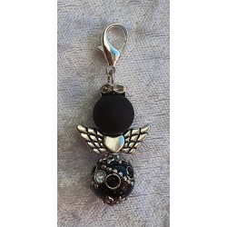 Kashmiriperlen Engel schwarz