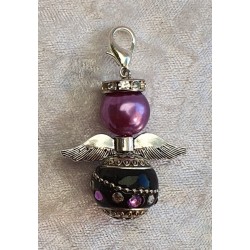 Kashmiriperlen Engel lila